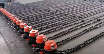 冠航電動環(huán)鏈葫蘆廠家開啟生產(chǎn)熱潮